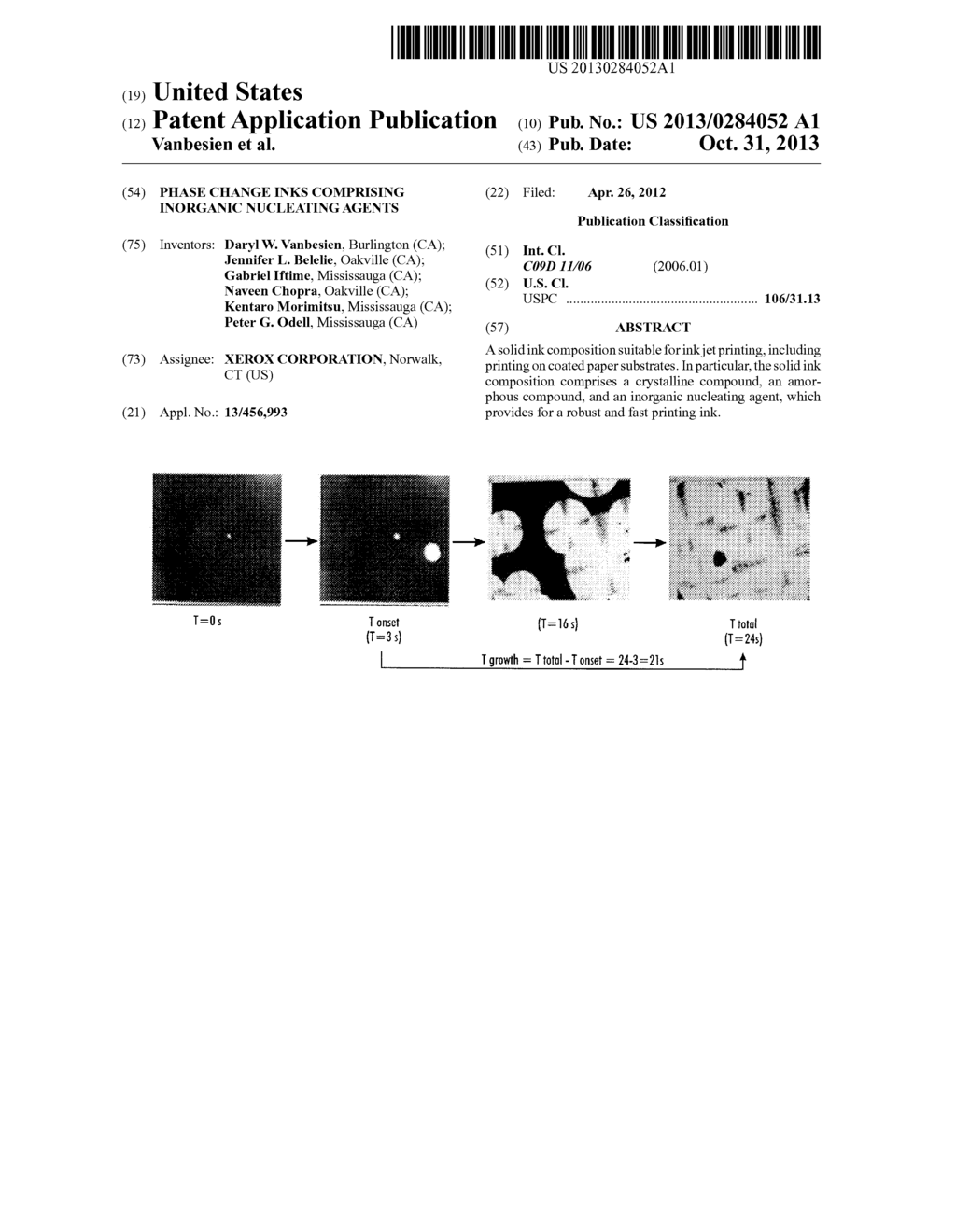 PHASE CHANGE INKS COMPRISING INORGANIC NUCLEATING AGENTS - diagram, schematic, and image 01