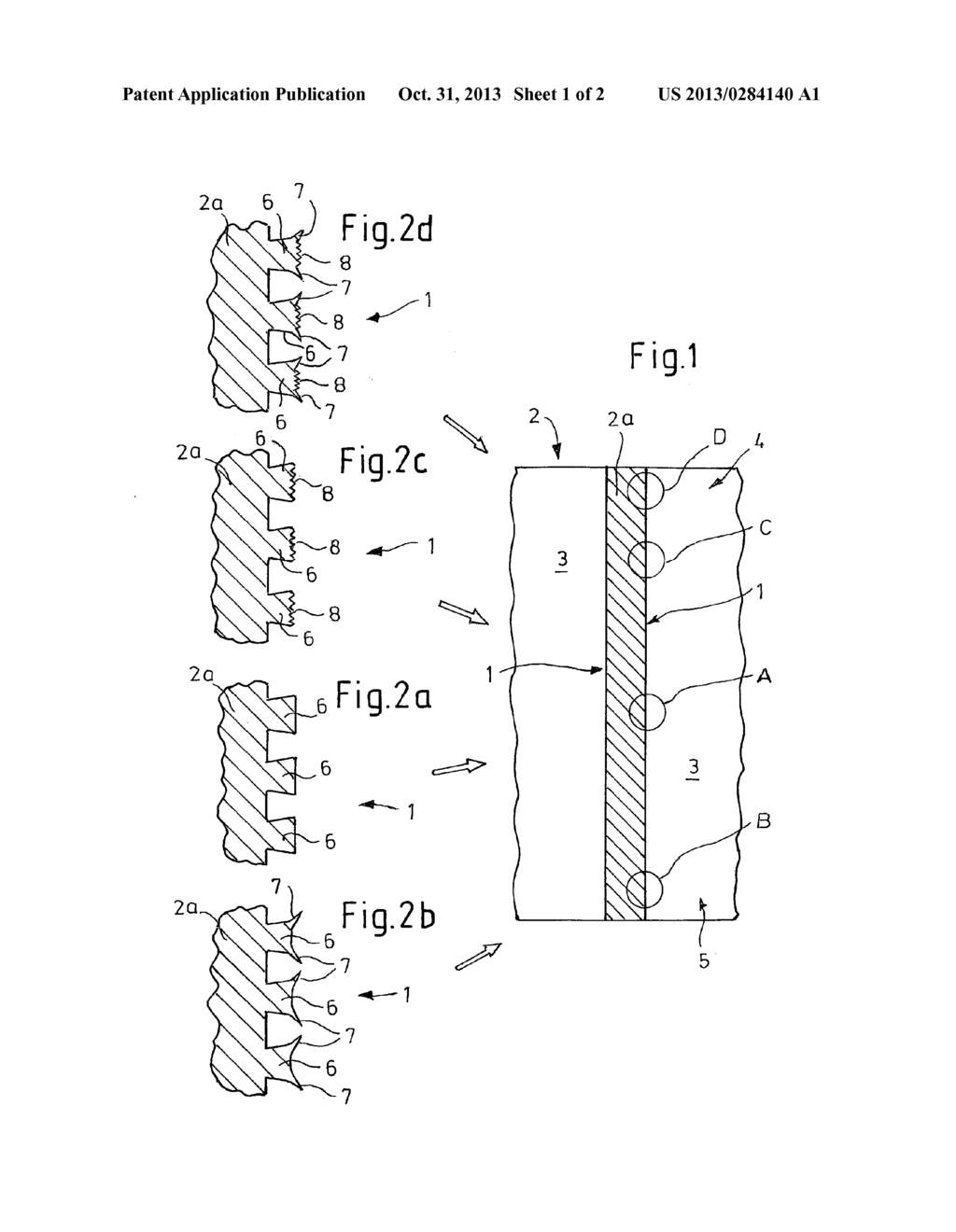 METHOD FOR ROUGHENING AND COATING A SURFACE - diagram, schematic, and image 02