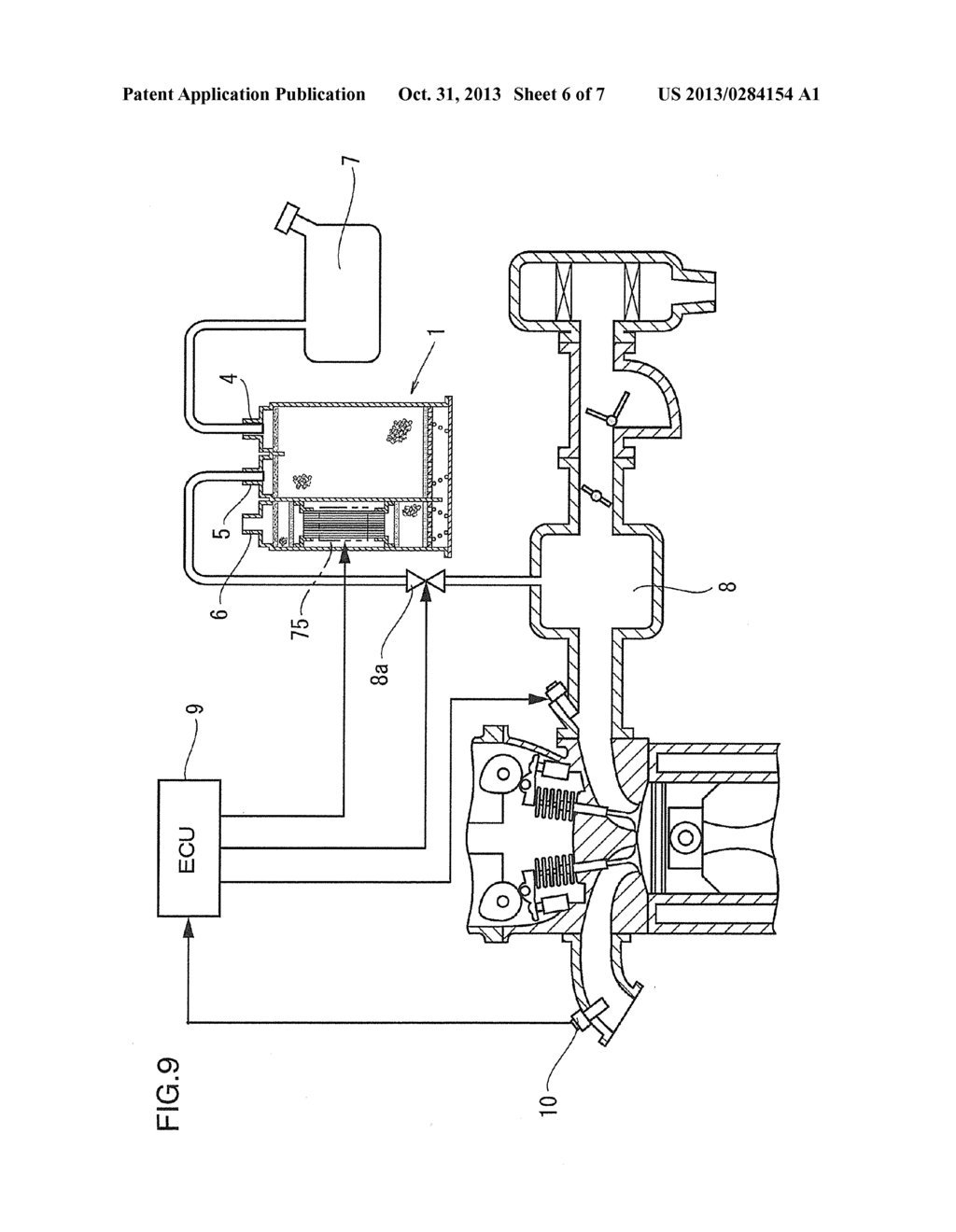 EVAPORATED FUEL TREATING APPARATUS - diagram, schematic, and image 07