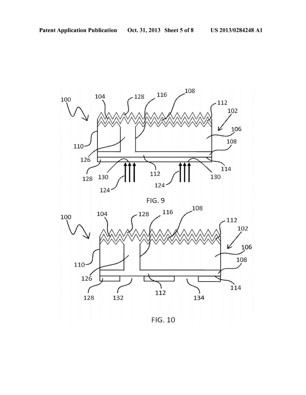 SOLAR CELL HAVING THREE DIMENSIONAL JUNCTIONS AND A METHOD OF FORMING THE     SAME - diagram, schematic, and image 06