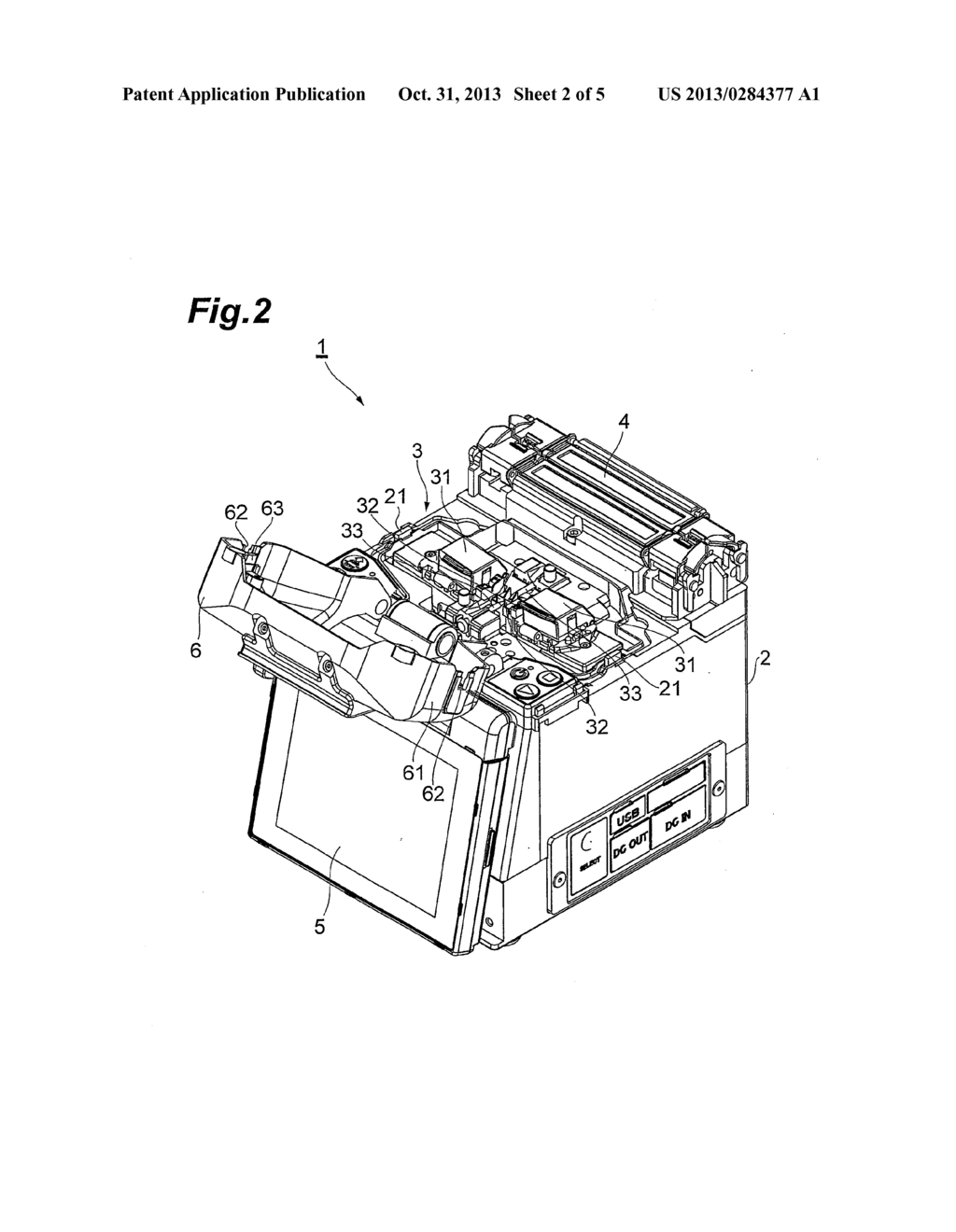 OPTICAL FIBER FUSION-CONNECTING DEVICE - diagram, schematic, and image 03