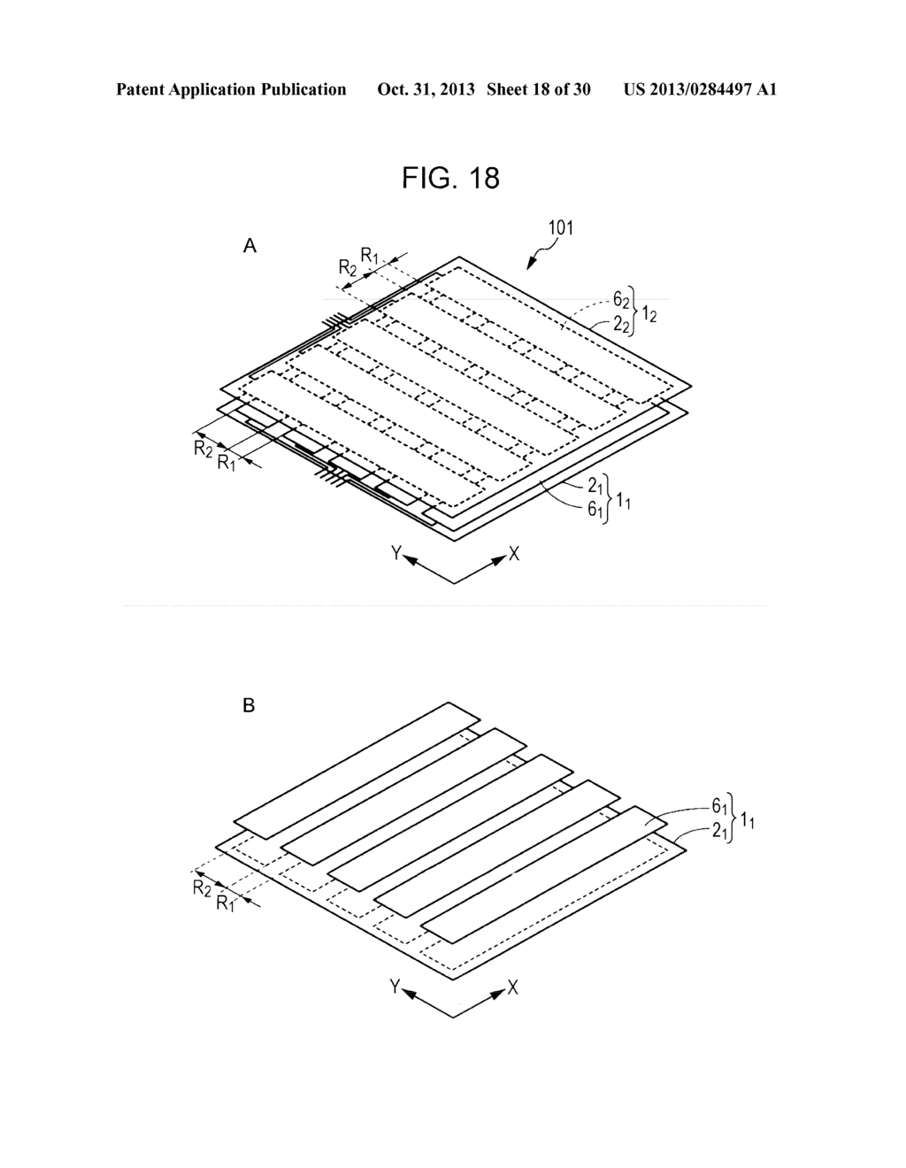 TRANSPARENT CONDUCTIVE ELEMENT, INPUT DEVICE, AND DISPLAY DEVICE - diagram, schematic, and image 19