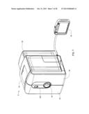 ENCLOSURE FOR A PORTABLE HEMODIALYSIS SYSTEM diagram and image