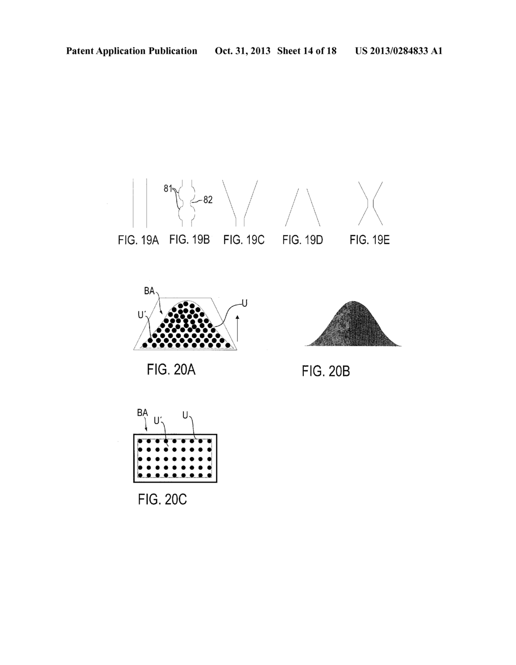 COATING DEVICE COMPRISING A JET OF COATING MEDIUM WHICH IS BROKEN DOWN     INTO DROPS - diagram, schematic, and image 15