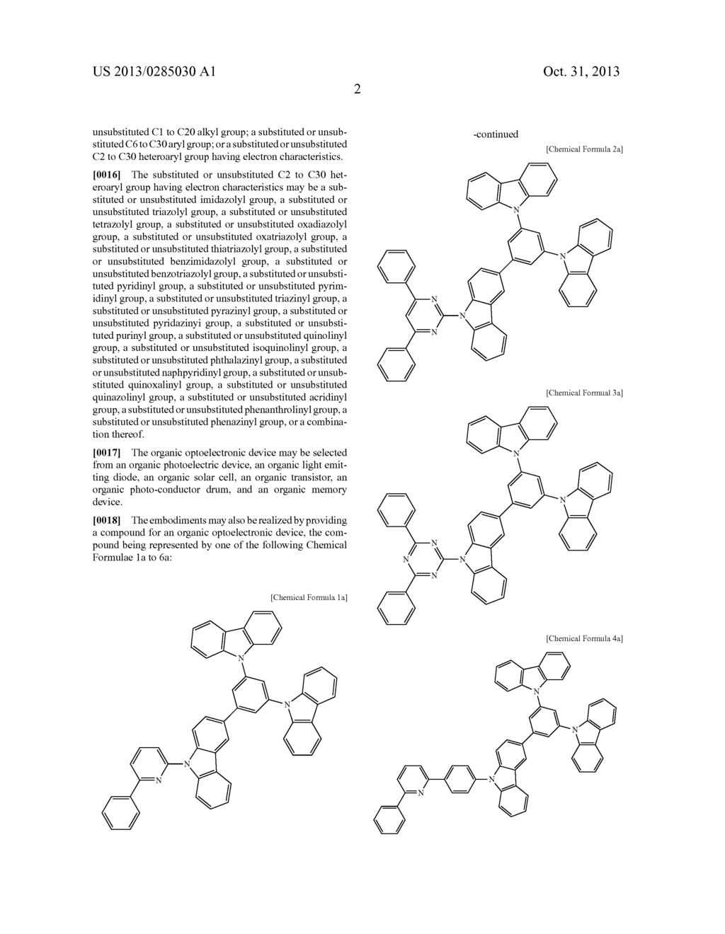 COMPOUND FOR ORGANIC OPTOELECTRONIC DEVICE, ORGANIC LIGHT EMITTING DIODE     INCLUDING THE SAME, AND DISPLAY DEVICE INCLUDING THE ORGANIC LIGHT     EMITTING DIODE - diagram, schematic, and image 06