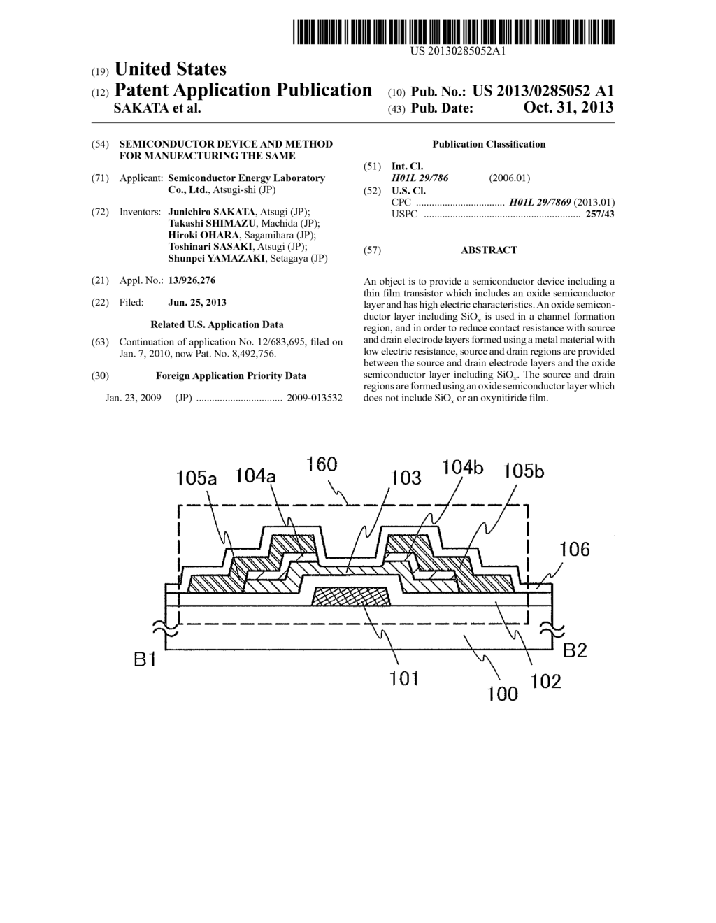 SEMICONDUCTOR DEVICE AND METHOD FOR MANUFACTURING THE SAME - diagram, schematic, and image 01