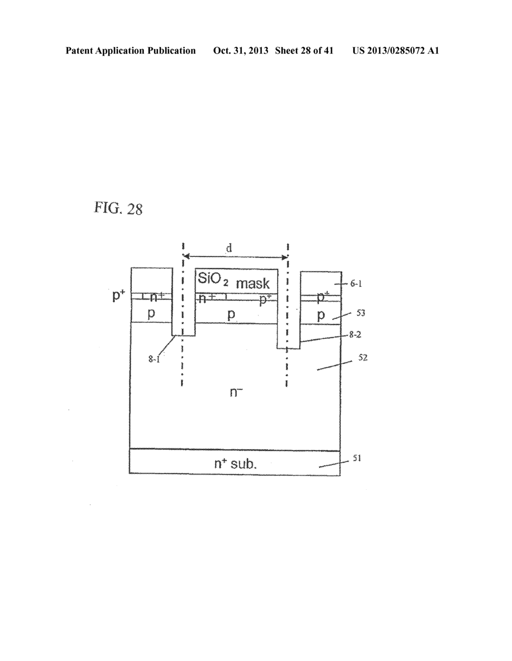 WIDE BAND GAP SEMICONDUCTOR DEVICE AND METHOD FOR PRODUCING THE SAME - diagram, schematic, and image 29