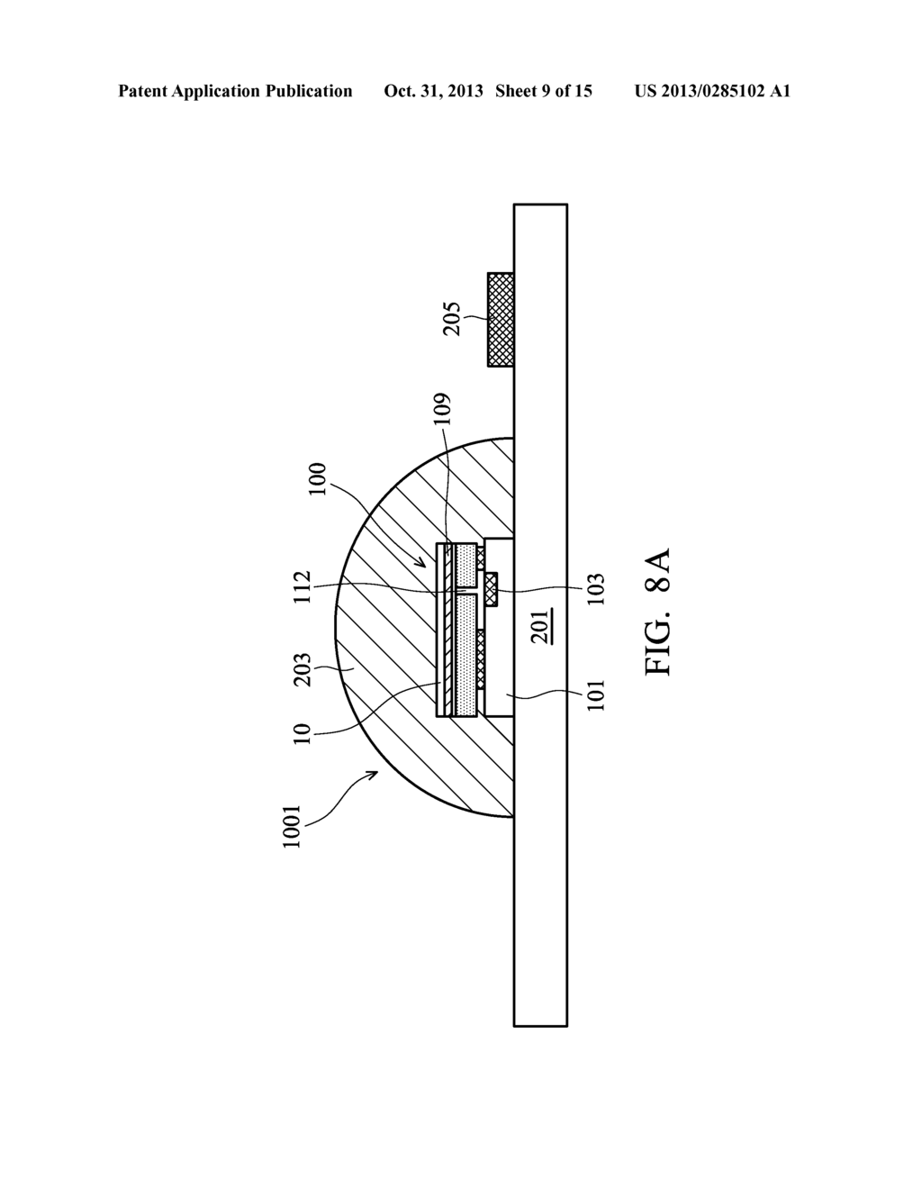 Light-Emitting Diode (LED) Module with Light Sensor Configurations for     Optical Feedback - diagram, schematic, and image 10