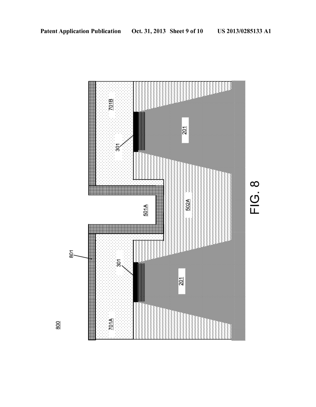 NON-VOLATILE MEMORY DEVICE FORMED BY DUAL FLOATING GATE DEPOSIT - diagram, schematic, and image 10