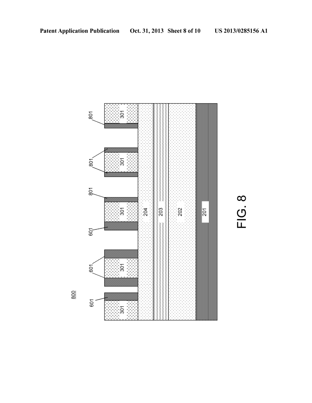 FIN FIELD EFFECT TRANSISTOR WITH VARIABLE CHANNEL THICKNESS FOR THRESHOLD     VOLTAGE TUNING - diagram, schematic, and image 09