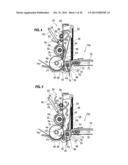 DEVICE FOR HANDLING SINGLE SHEETS, FOR INTRODUCING AND DISTRIBUTING     RECTANGULAR SINGLE SHEETS, ESPECIALLY BANK NOTES, RESPECTIVELY INTO AND     OUT OF A CONTAINER diagram and image