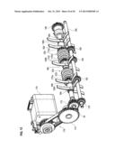 DEVICE FOR HANDLING SINGLE SHEETS, FOR INTRODUCING AND DISTRIBUTING     RECTANGULAR SINGLE SHEETS, ESPECIALLY BANK NOTES, RESPECTIVELY INTO AND     OUT OF A CONTAINER diagram and image