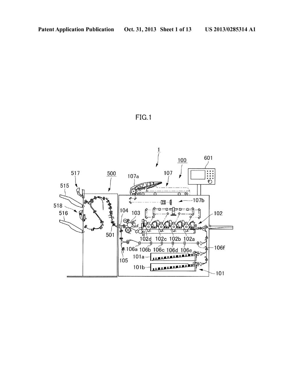 SHEET STACKING APPARATUS, SHEET PROCESSING APPARATUS AND IMAGE FORMING     APPARATUS - diagram, schematic, and image 02