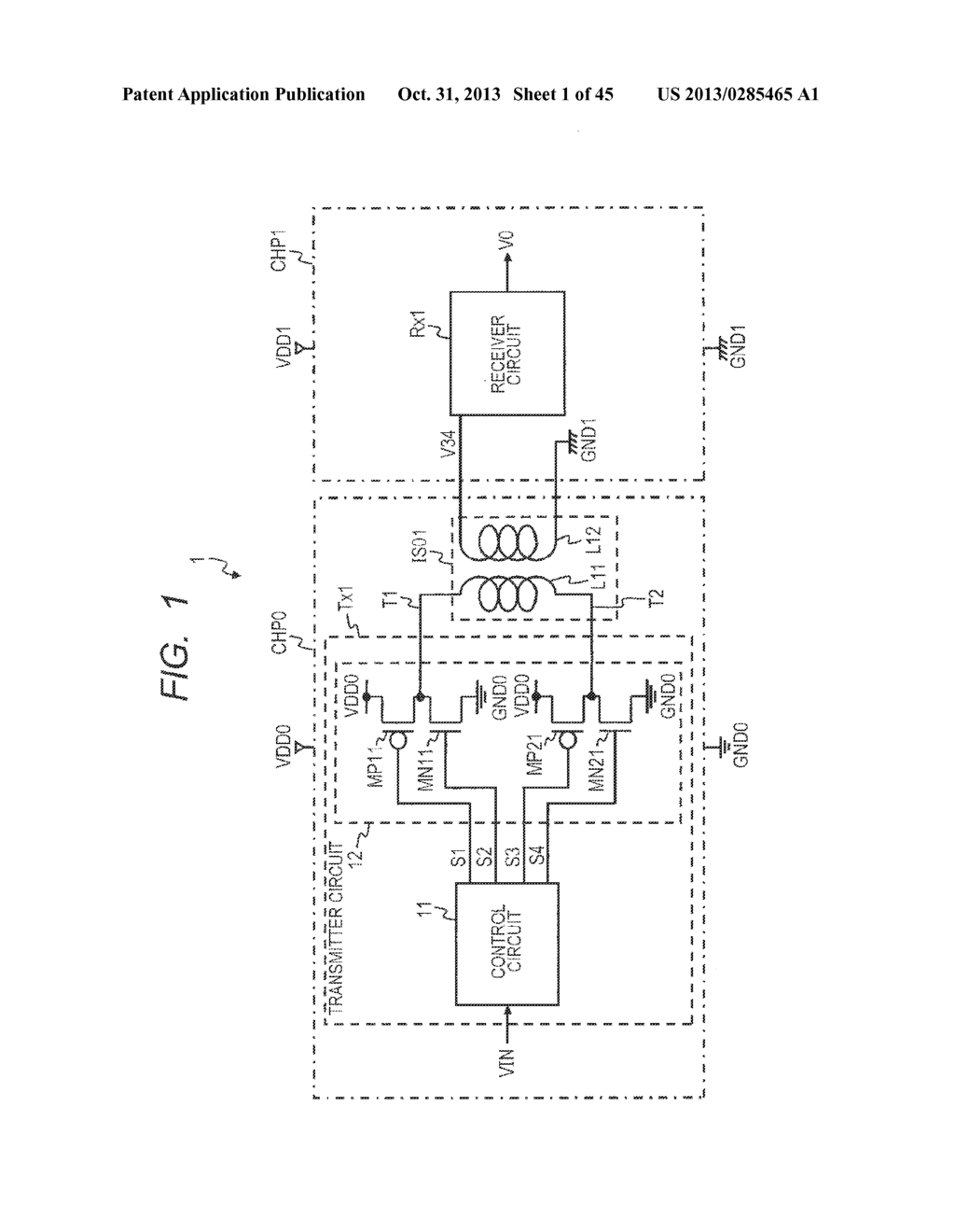 TRANSMITTER CIRCUIT AND SEMICONDUCTOR INTEGRATED CIRCUIT HAVING THE SAME - diagram, schematic, and image 02