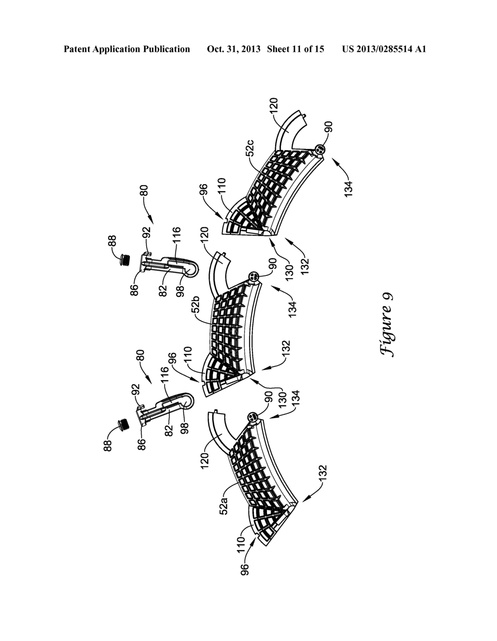 GROUNDING ROPE GUIDE FOR A DYNAMO-ELECTRIC MACHINE - diagram, schematic, and image 12