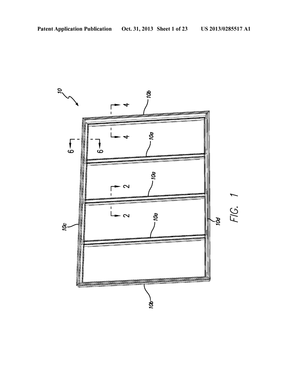 THERMALLY EFFICIENT REFRIGERATOR DOOR AND FRAME - diagram, schematic, and image 02