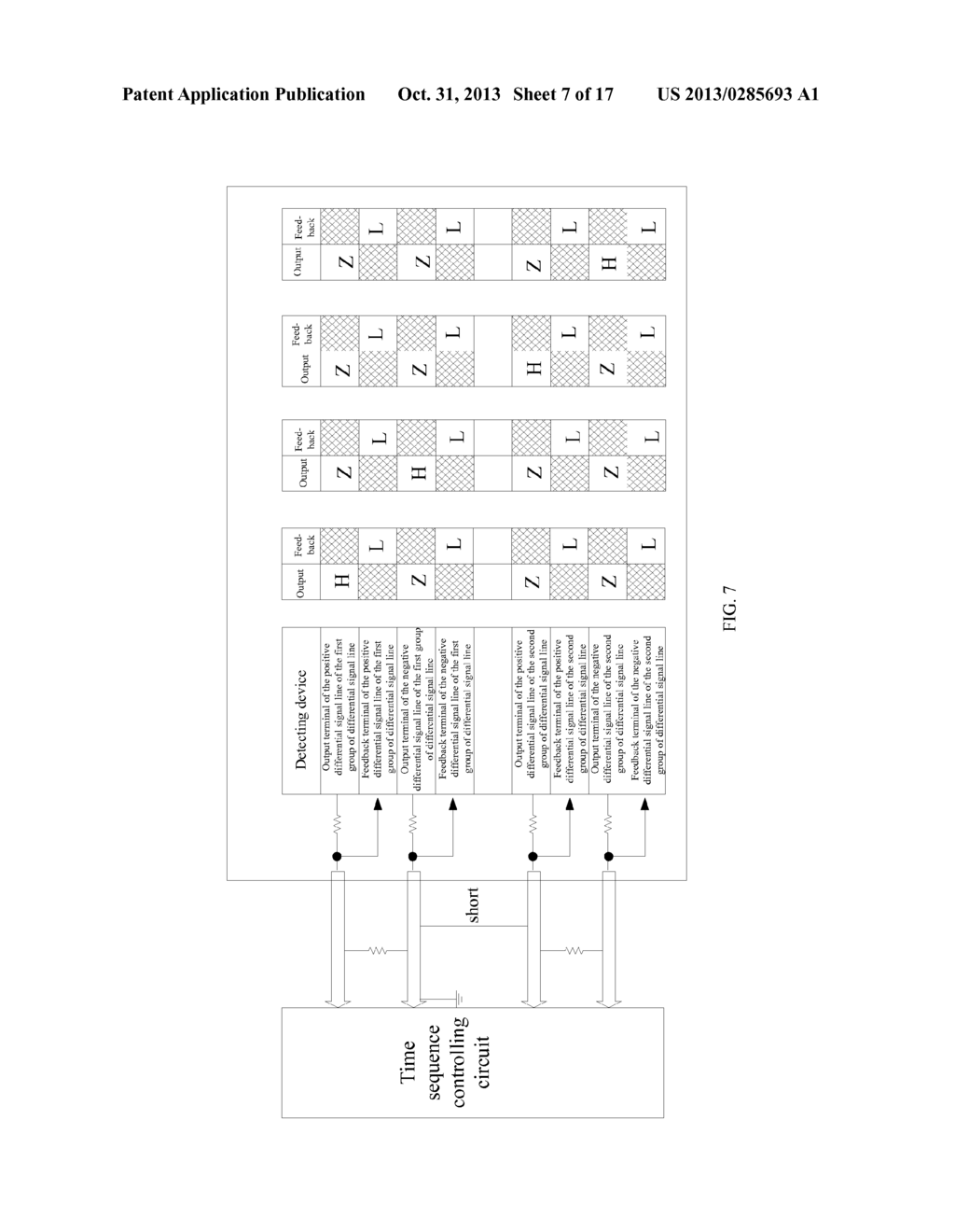 DETECTING METHOD AND DETECTING DEVICE OF ABNORMALITY OF DIFFERENTIAL     SIGNAL  RECEIVING TERMINAL OF LIQUID CRYSTAL DISPLAYING MODULE - diagram, schematic, and image 08