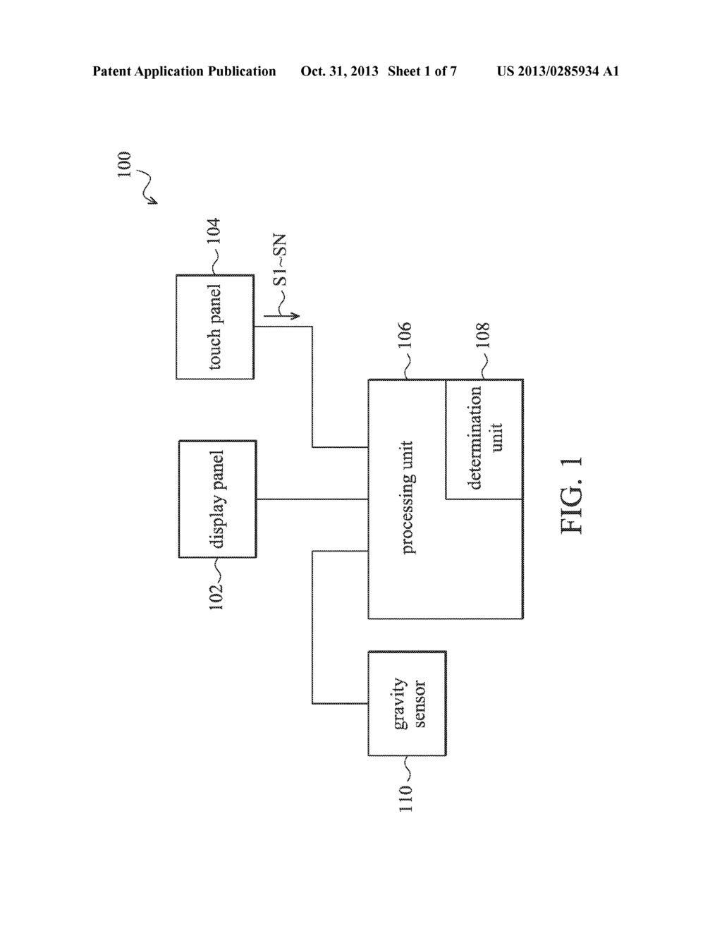 MOBILE DEVICE AND GESTURE DETERMINATION METHOD - diagram, schematic, and image 02