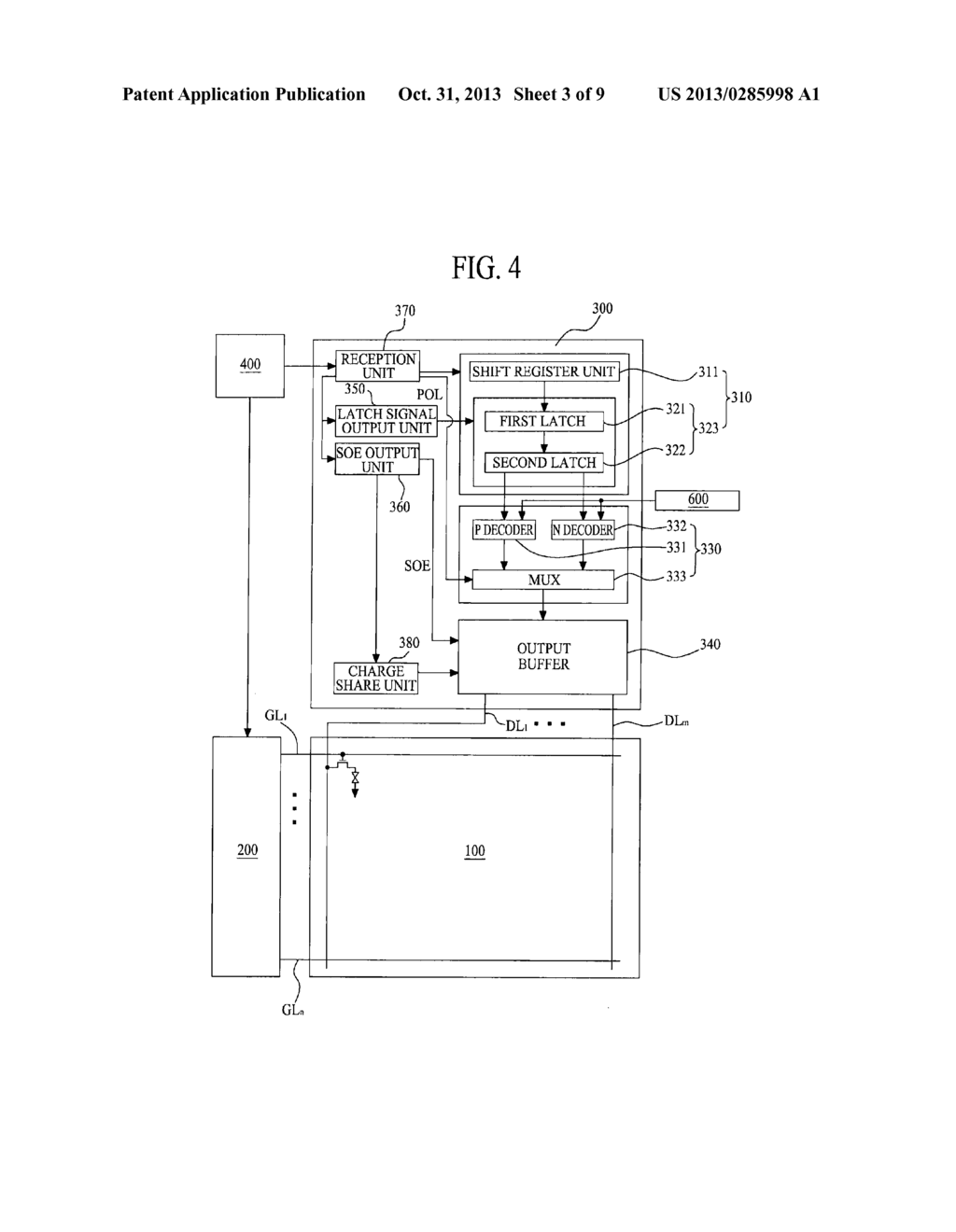 LIQUID CRYSTAL DISPLAY AND METHOD OF DRIVING THE SAME - diagram, schematic, and image 04