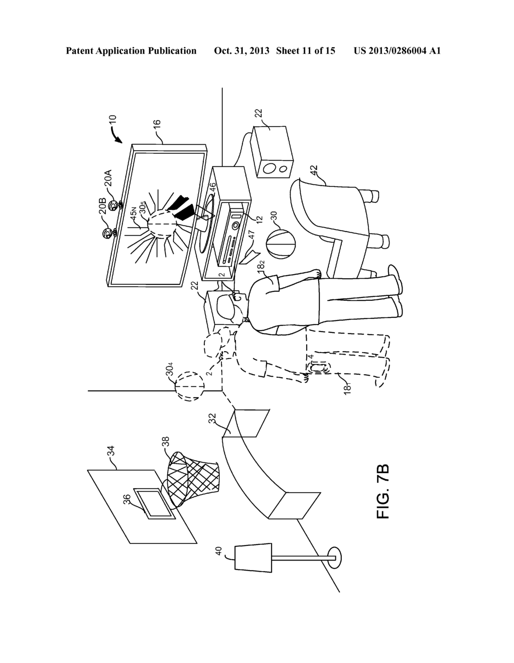 DISPLAYING A COLLISION BETWEEN REAL AND VIRTUAL OBJECTS - diagram, schematic, and image 12