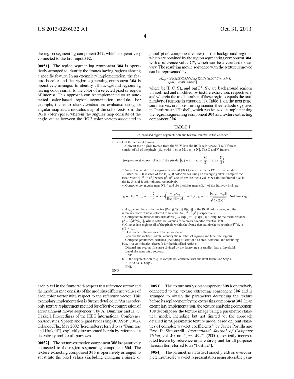 System and Method for Encoding and Decoding Using Texture Replacement - diagram, schematic, and image 13