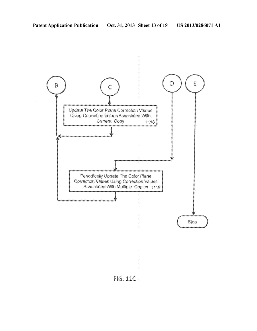 COLOR-TO-COLOR CORRECTION IN A PRINTING SYSTEM - diagram, schematic, and image 14