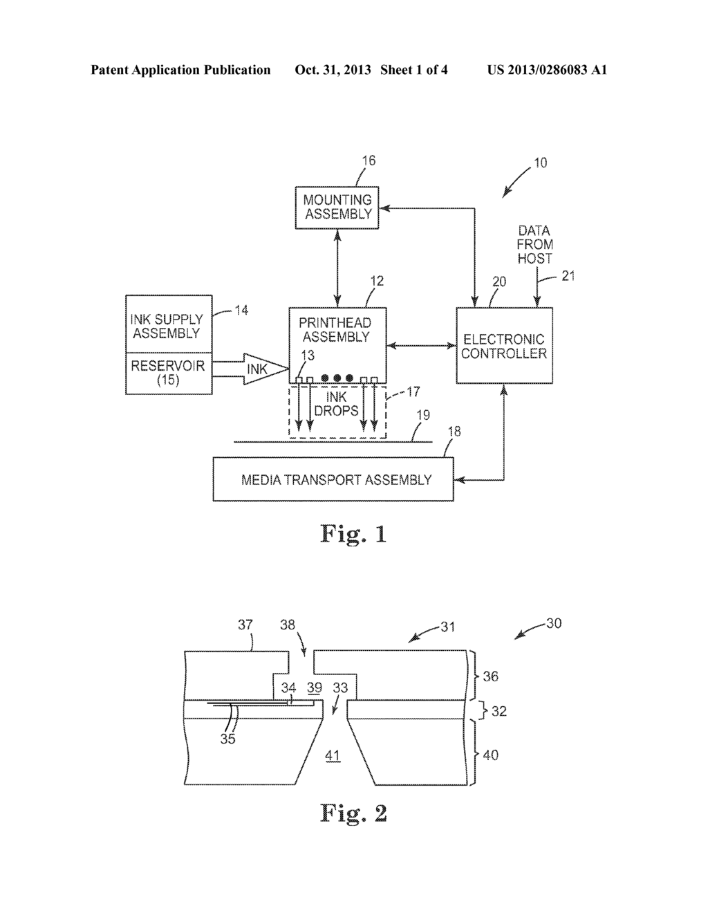 FLUID EJECTION DEVICE AND METHOD OF FORMING SAME - diagram, schematic, and image 02