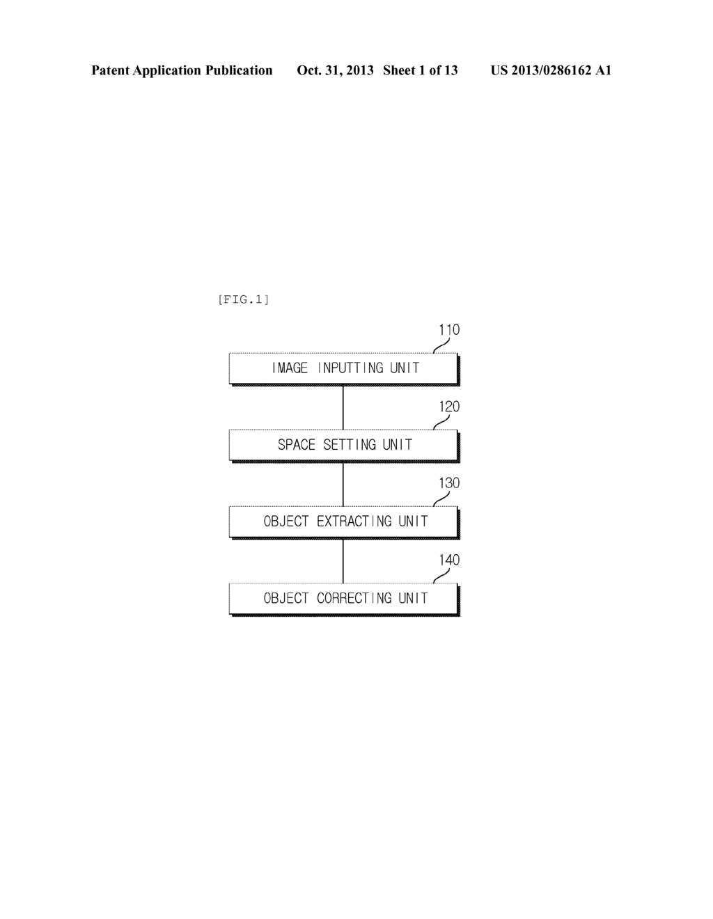 APPARATUS FOR EXTRACTING IMAGE OBJECT IN 3D IMAGE SYSTEM AND METHOD     THEREOF - diagram, schematic, and image 02