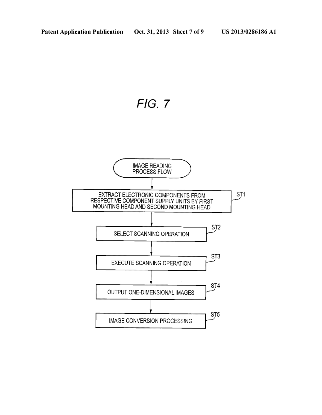 ELECTRONIC COMPONENT MOUNTING DEVICE AND IMAGE READING METHOD USED BY     ELECTRONIC COMPONENT MOUNTING DEVICE - diagram, schematic, and image 08