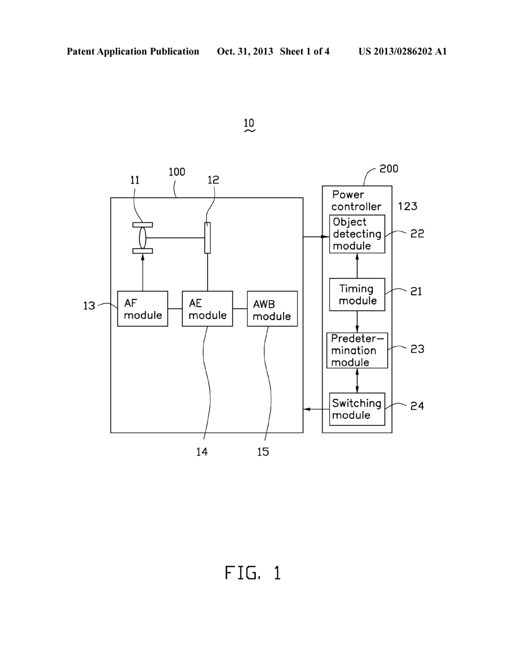 SURVEILLANCE SYSTEM CAPABLE OF SAVING POWER - diagram, schematic, and image 02