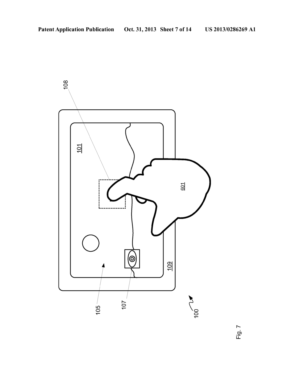 CAMERA DEVICE WITH A DYNAMIC TOUCH SCREEN SHUTTER - diagram, schematic, and image 08