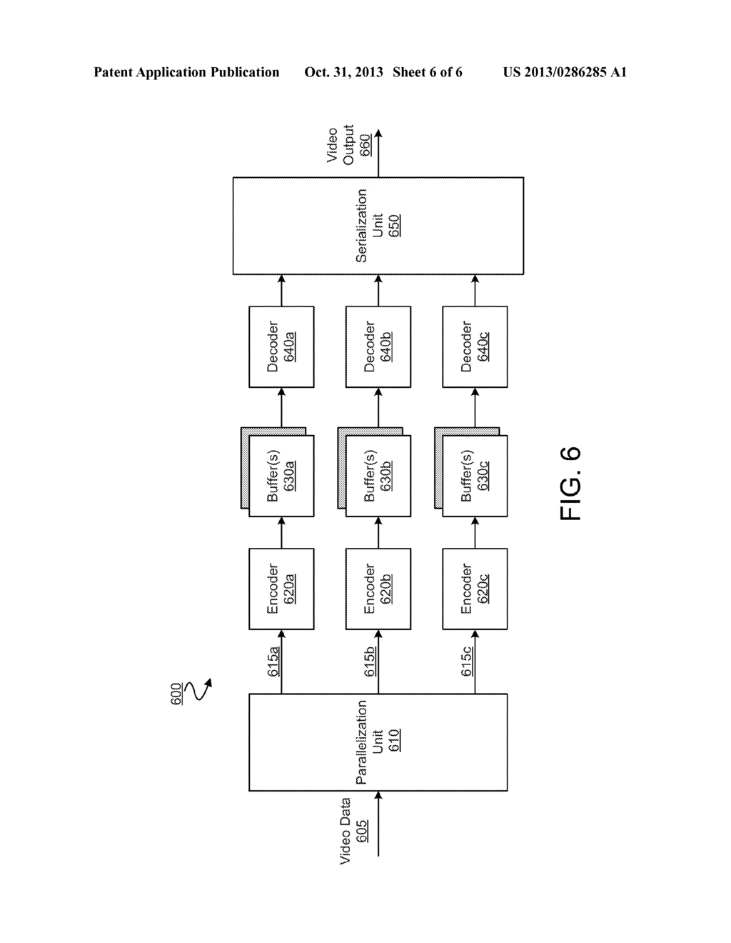 METHOD, APPARATUS AND SYSTEM FOR EXCHANGING VIDEO DATA IN PARALLEL - diagram, schematic, and image 07