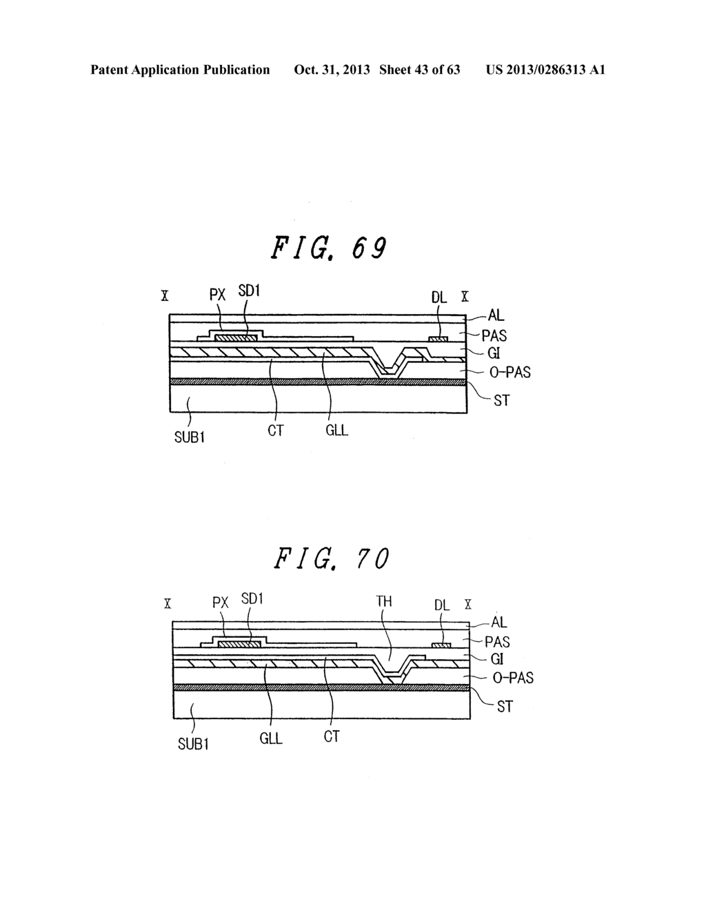 LIQUID CRYSTAL DISPLAY DEVICE, DISPLAY DEVICE AND MANUFACTURING METHOD     THEREOF - diagram, schematic, and image 44