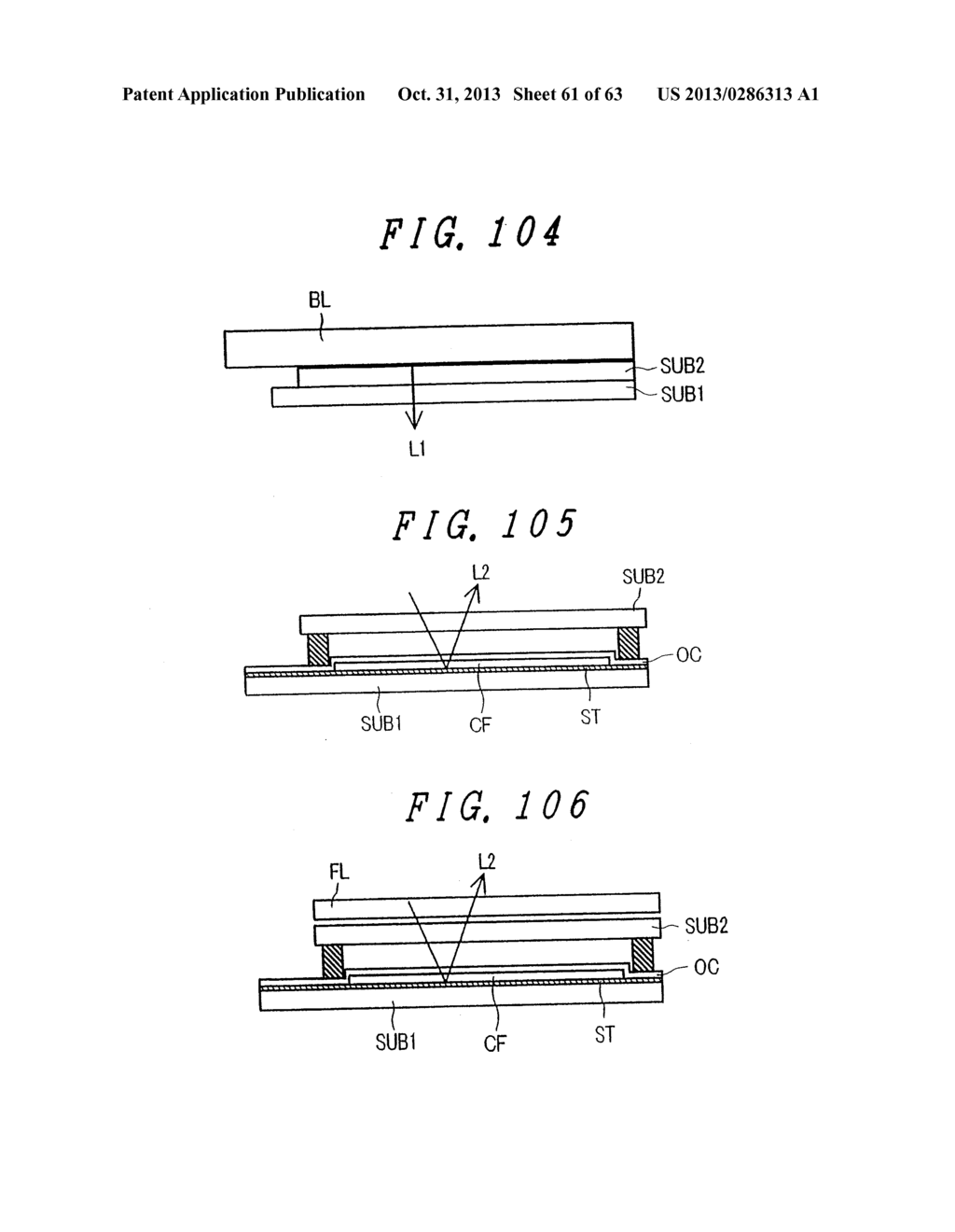 LIQUID CRYSTAL DISPLAY DEVICE, DISPLAY DEVICE AND MANUFACTURING METHOD     THEREOF - diagram, schematic, and image 62