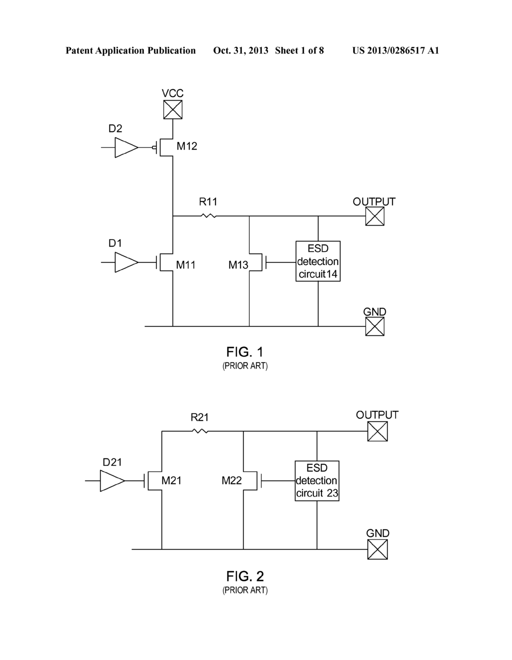 METHOD AND APPARATUS FOR ELECTROSTATIC DISCHARGE PROTECTION - diagram, schematic, and image 02