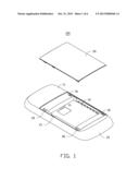 BATTERY COVER ASSEMBLY FOR PORTABLE ELECTRONIC DEVICE diagram and image