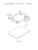 BATTERY COVER ASSEMBLY FOR PORTABLE ELECTRONIC DEVICE diagram and image