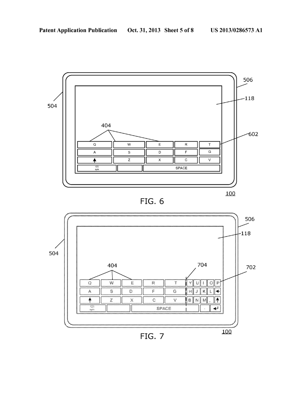 PORTABLE ELECTRONIC DEVICE INCLUDING VIRTUAL KEYBOARD AND METHOD OF     CONTROLLING SAME - diagram, schematic, and image 06