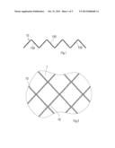 LUMINOUS NET FOR, INTER ALIA, SPORTS EQUIPMENT, AND SPORTS EQUIPMENT FOR     BALL GAMES OR THE LIKE COMPRISING SAME diagram and image