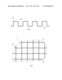 LUMINOUS NET FOR, INTER ALIA, SPORTS EQUIPMENT, AND SPORTS EQUIPMENT FOR     BALL GAMES OR THE LIKE COMPRISING SAME diagram and image