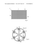 LUMINOUS NET FOR, INTER ALIA, SPORTS EQUIPMENT, AND SPORTS EQUIPMENT FOR     BALL GAMES OR THE LIKE COMPRISING SAME diagram and image