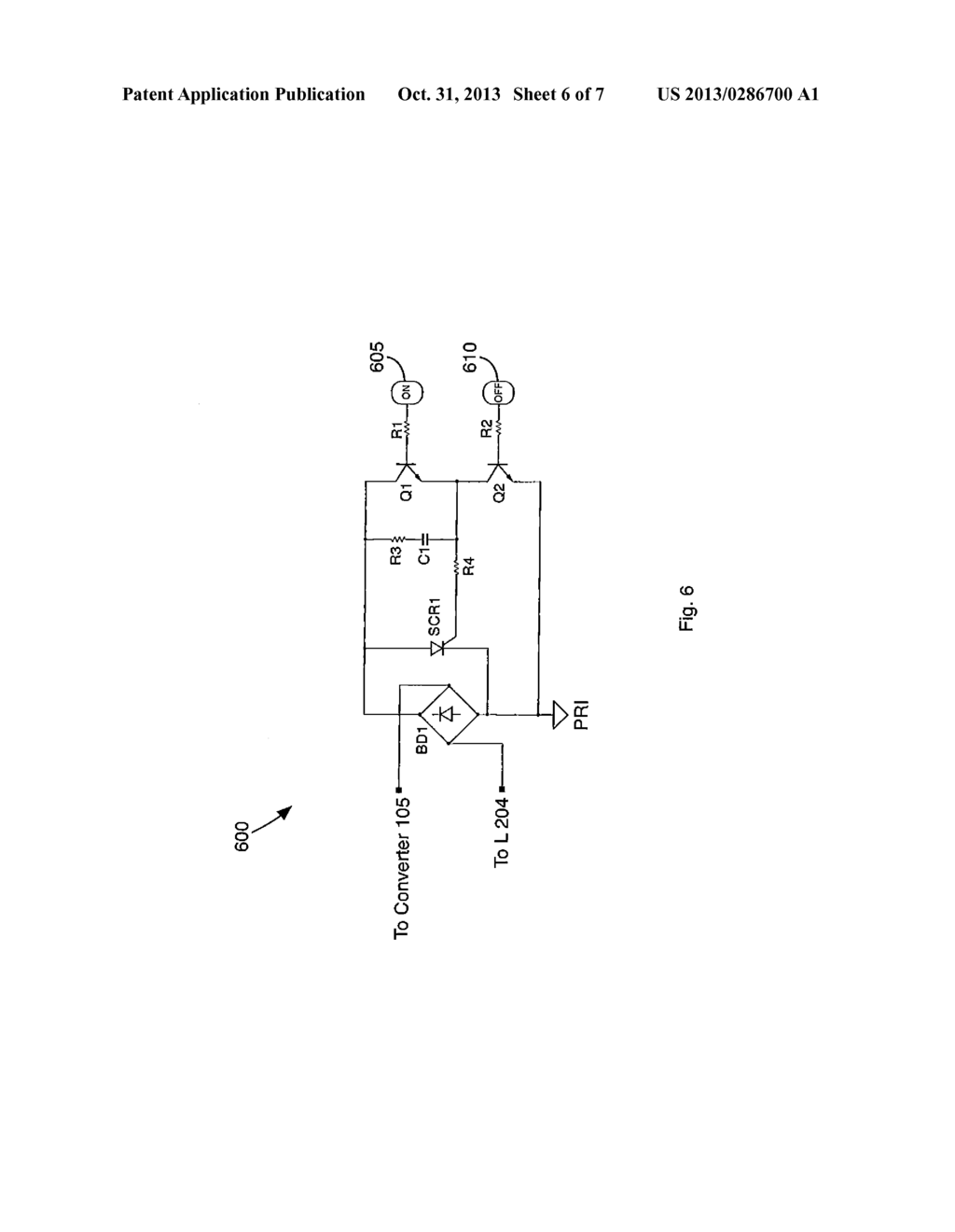 Zero-Standby Current Switch for Control of a Power Converter - diagram, schematic, and image 07