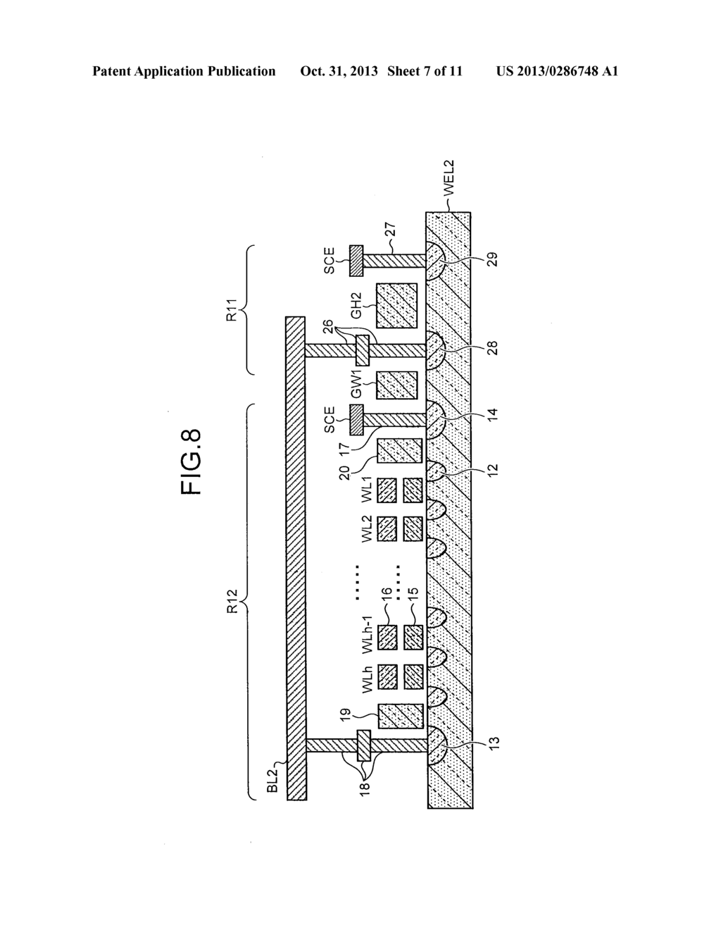 NONVOLATILE SEMICONDUCTOR STORAGE DEVICE - diagram, schematic, and image 08