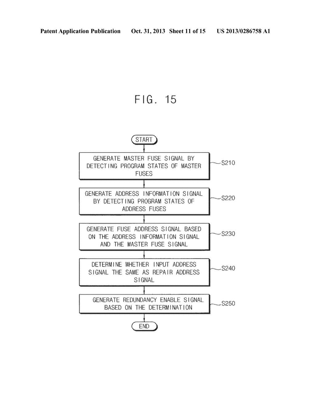 REDUNDANCY CONTROL CIRCUIT AND MEMORY DEVICE INCLUDING THE SAME - diagram, schematic, and image 12