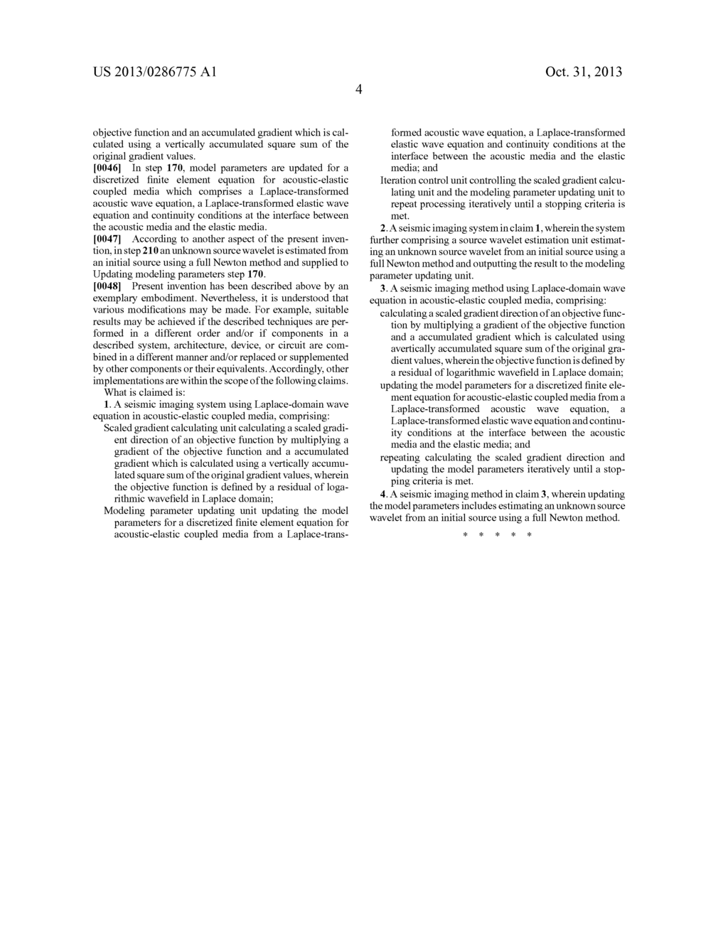 SEISMIC IMAGING SYSTEM FOR COUSTIC-ELASTIC COUPLED MEDIA USING ACCUMULATED     LAPLACE GRADIENT DIRECTION - diagram, schematic, and image 07