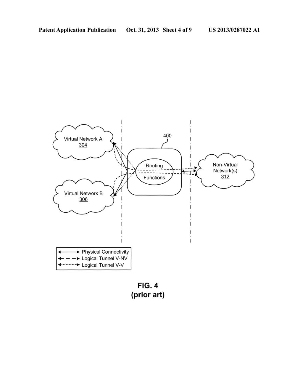 PROVIDING SERVICES TO VIRTUAL OVERLAY NETWORK TRAFFIC - diagram, schematic, and image 05