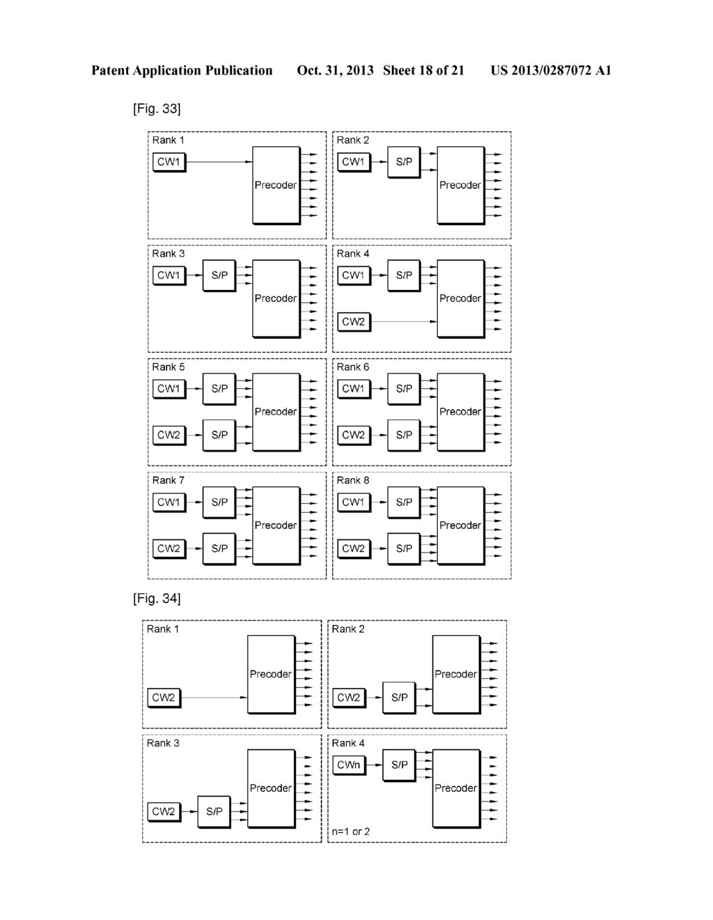 METHOD OF DATA TRANSMISSION IN MULTIPLE ANTENNA SYSTEM - diagram, schematic, and image 19