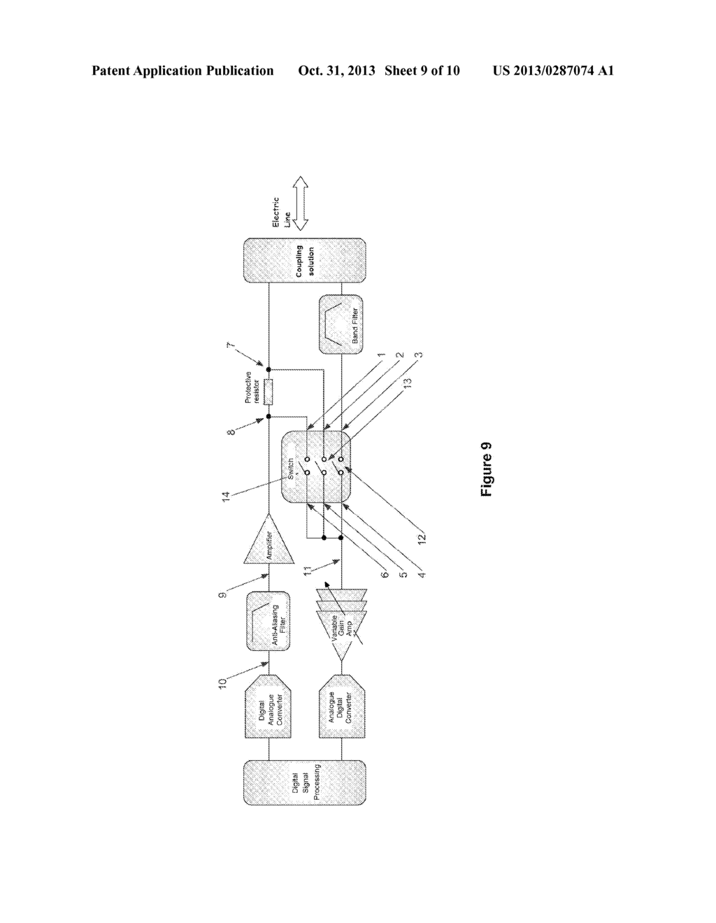 METHOD AND DEVICE FOR TRANSMITTING A SIGNAL USING A TRANSMISSION POWER     MASK - diagram, schematic, and image 10