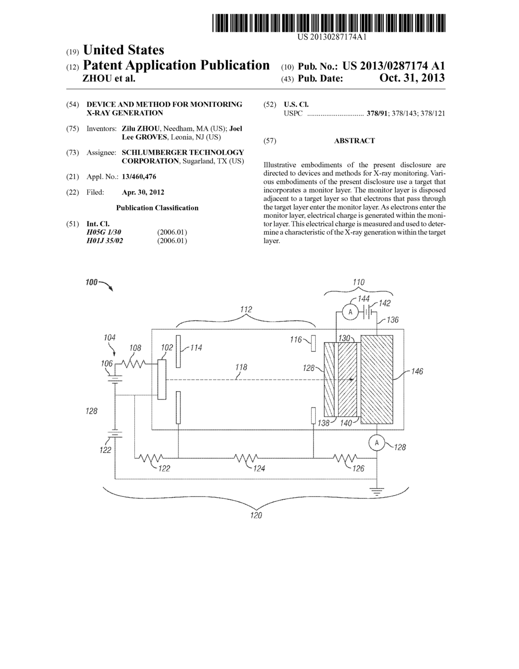 DEVICE AND METHOD FOR MONITORING X-RAY GENERATION - diagram, schematic, and image 01