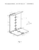 Facing arrangement and aircraft or spacecraft diagram and image